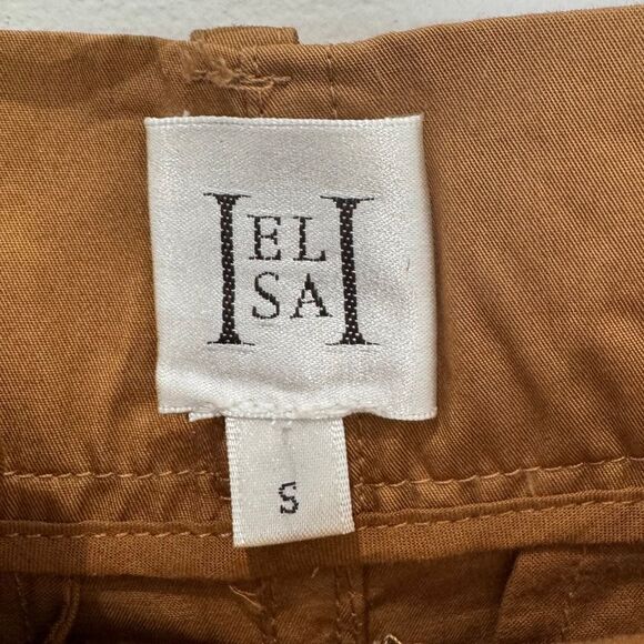 NEW HELSA Paperbag Pant in Caramel - Picture 12 of 14